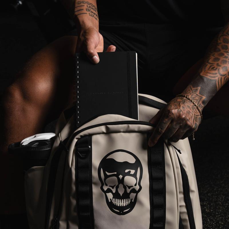 Gymreapers Workout Journal - 120 Structured Training Logs for 8 Months, Durable Hard Cover, Spiral Binding, Goal Planning, Milestone Tracking