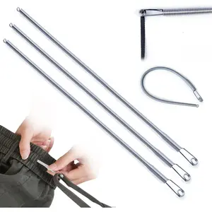 3 count Spring Drawstring Threader Tool-Rope Threader Clip for Drawstring Replacement for Hoodies,Pants (3)