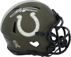 Jonathan Taylor Indianapolis Colts Autographed Riddell 2022 Salute To Service Speed Mini Helmet - Fanatics Authentic Certified