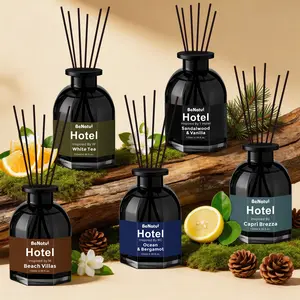 Benatu Hotel Essential Oil Inspired by Ritz-Carlton Ocean & Bergamot, My Way Sandalwood & Vanilla, Marriott Beach Villas, Westin White Tea Reed Diffuser Oils 4.5 fl oz Scented Diffuser