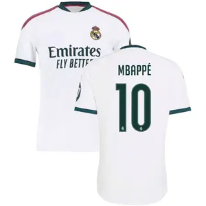 Unisex Soccer/Football Real Madrid Team Kylian Mbappé 10 Laliga 2026/27 Home Replica jersey - White UM