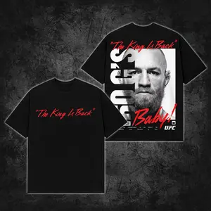[Wear] Conor McGregor Premium Cotton T-Shirt V3, Made in USA, UFC Fan T-shirt, Oversized tshirt – Irish Legend Fighter Gift, Streetwear Combat Sports Tee, Gift for fan MMA, UFC Inspired T-Shirt.