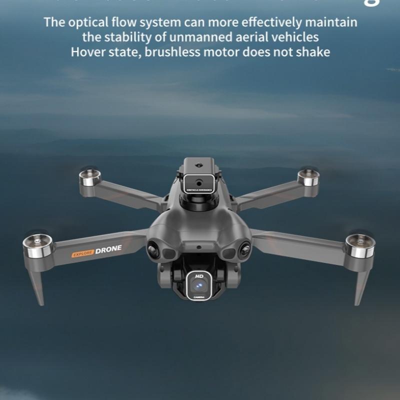 8K  Foldable FPV Drone with Brushless Motors - 2000m Long Control Range, 100m Max Flight Height, 7m/s Speed, 244g Lightweight, 2 Batteries, 360° Obstacle Avoidance & Optical Flow Hovering
