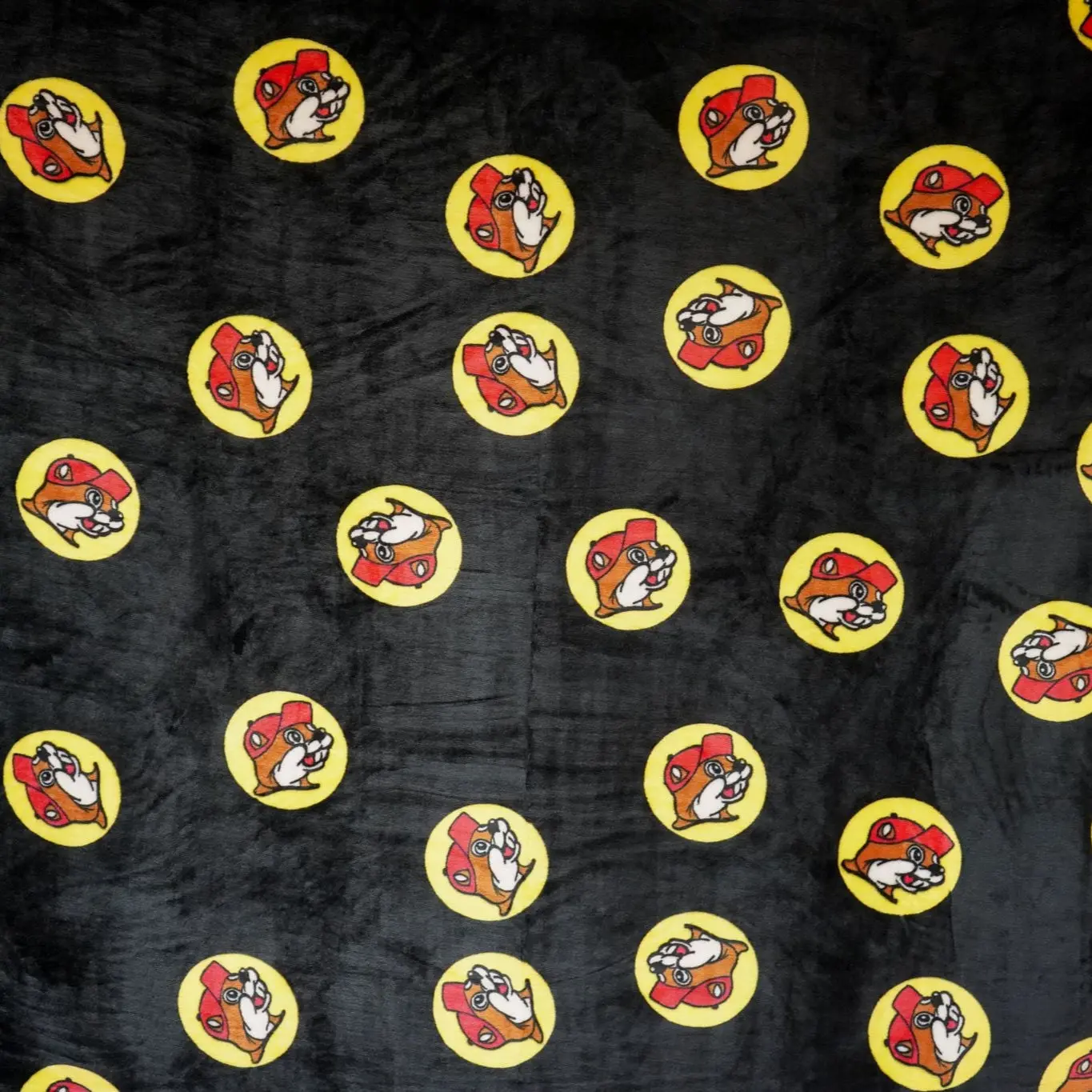 Buc-ee's Fuzzy Black Logo Blanket Buc-ee's Fuzzy Black Logo Blanket
