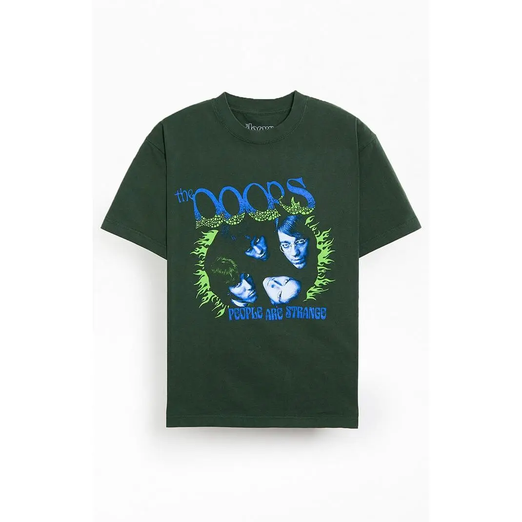 PacSun Men's The Doors Group T-Shirt - Multicolor