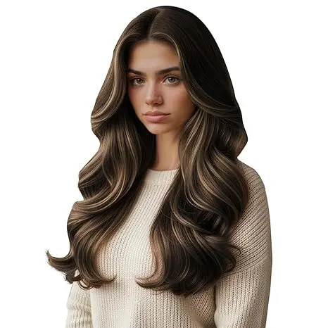 #2/8/2 2 Brown Fading 8 Ash Brown and 2 Dark Brown