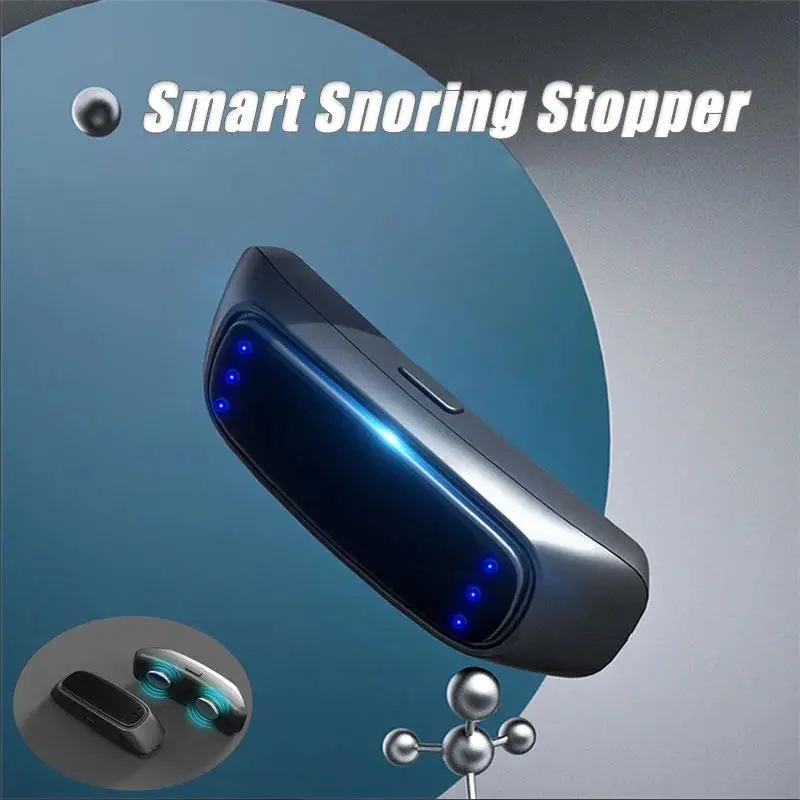 2026 new Pulse Stop Snore Portable Comfortable Sleep Well Stop Snore Health Care Sleep Apnea Aid USB Smart Anti Snoring Device