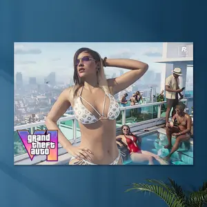 GRAND THEFT AUTO VI GAMES POSSTER