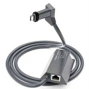 Starlink Gen2 High-Speed Ethernet Adapter - Reliable Matte RJ45 Connector, Achieves Seamless Wired External Network and Satellite Internet Connection, Compact Design with Durable Construction