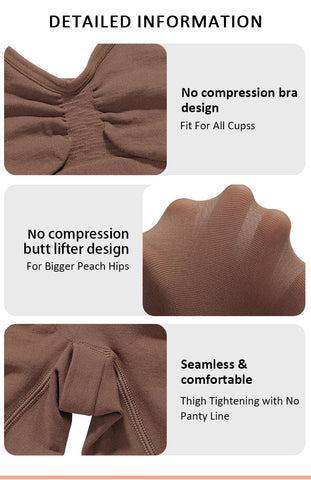 FeelinGirl Shapewear for Women Butt Lifter Bodysuit  Tummy Control Shapewear Seamless Womenswear Comfort Spaghetti Strap Hip Underwear Basic Minimalist TikTokShopBlackFriday