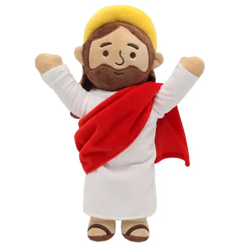 Yelakey Jesus Plush, Jesus Stuffed Doll, Jesus Plushie Toys Christian Stuff Religious Party Favors Gifts for Kids, Religious Gift, Christian Baptism Gift, Thanksgiving Christmas Gift Decoration