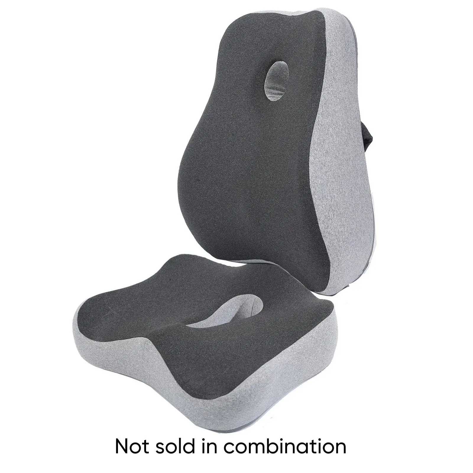 Solid Color Lumbar Pillow, 1 Count Soft Comfortable Memory Foam Seat Cushion, Hip Shaping Improve Cushion for Office Chairs & Car Seats