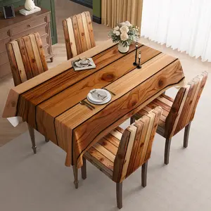 2/5/7PCS restaurant chair decoration, multi piece wood panel splicing texture, detachable for cleaning, dirt resistant, sewn closed, suitable for home, office, hotel chair decoration