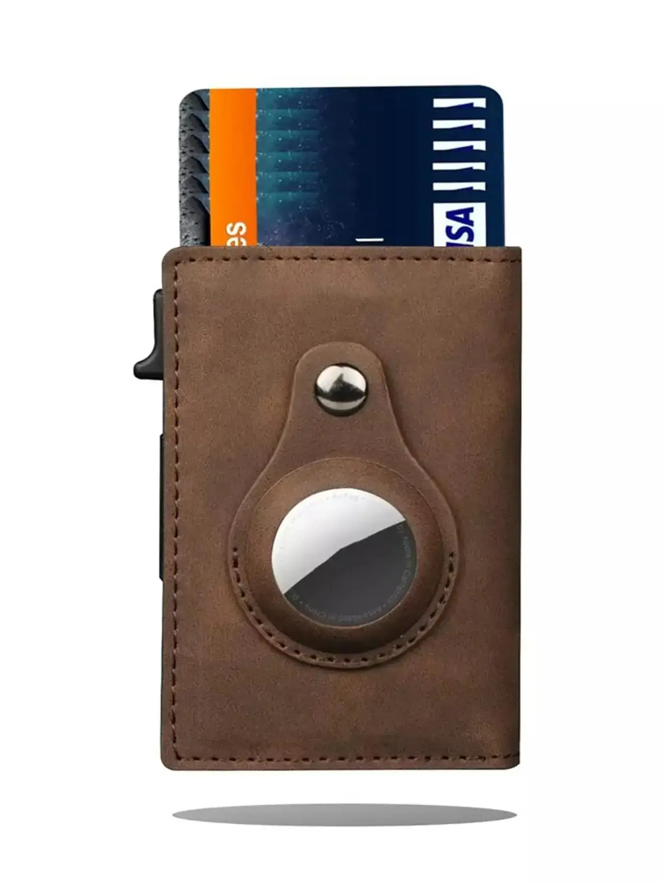 Men's Business Pu Leather Wallet, Simple Style Magnetic Card Holder, Summer Trendy Rfid Wallet for Men for Work & Daily Use As Gift for Boyfriend for