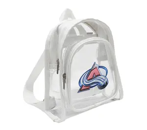 Littlearth NHL 3D Logo Clear Mini Backpack Littlearth NHL 3D Logo Clear Mini Backpack