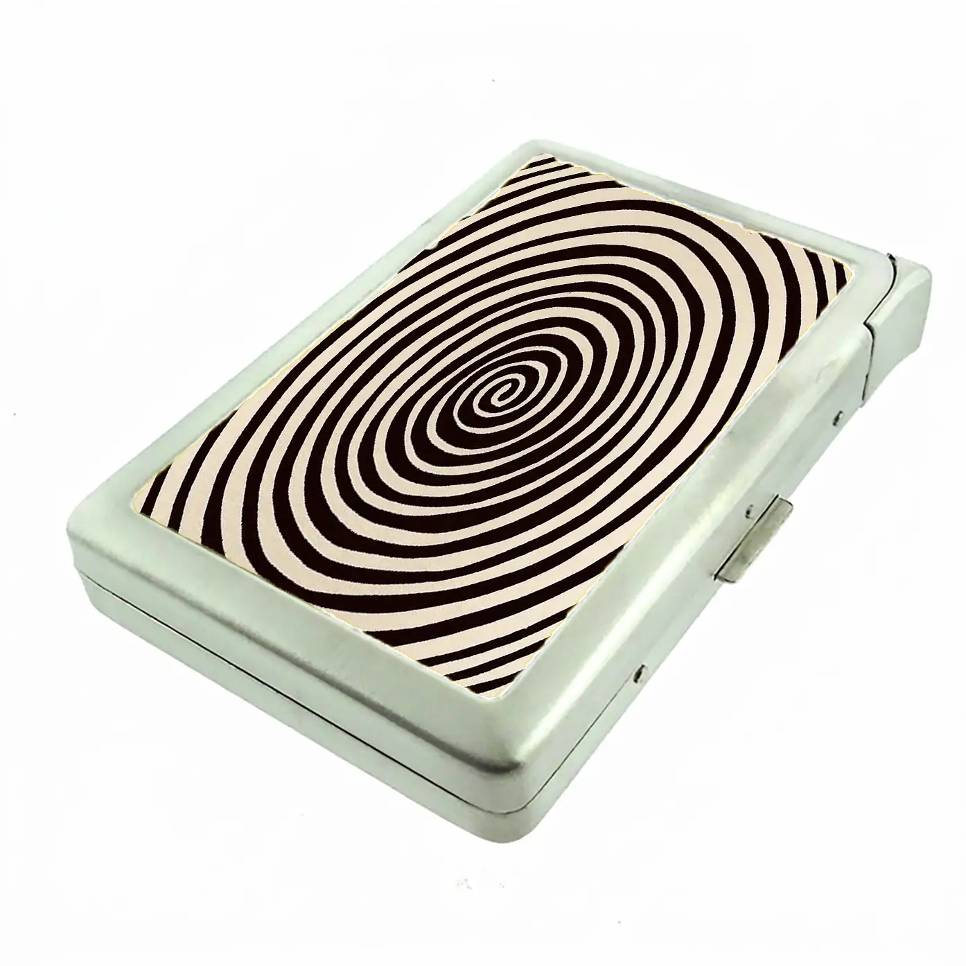 100'S SIZED Spiral Metal Case w/Built in Lighter
