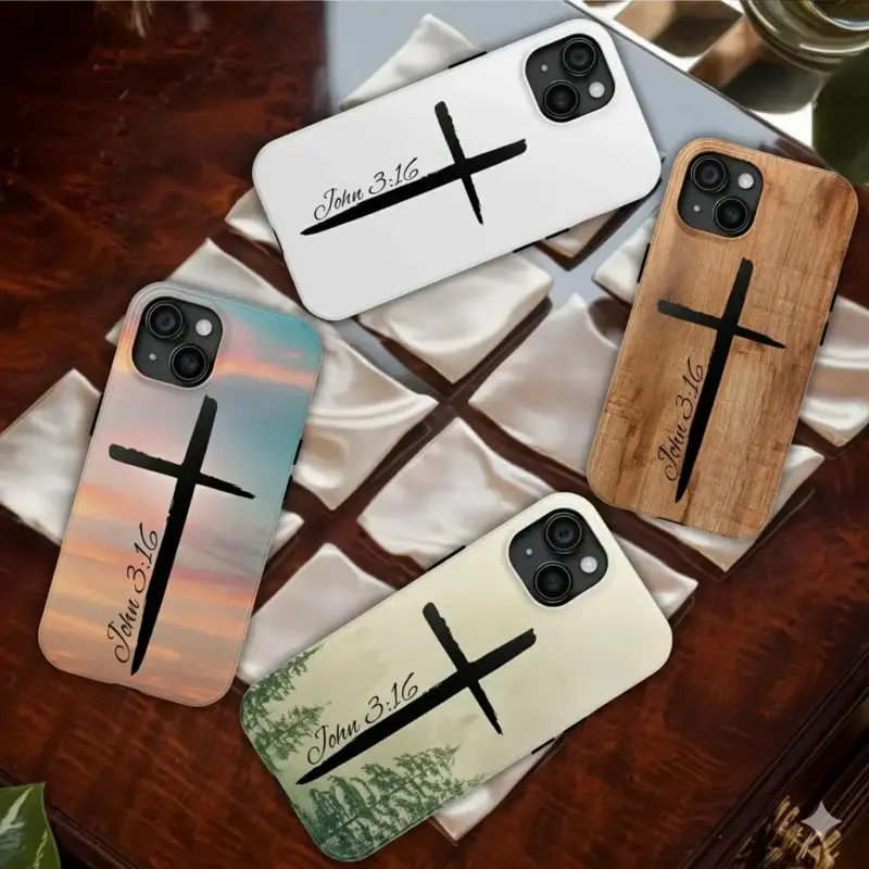 Faith-Inspired Phone Case | Cross & Jesus Design | Inspirational Christian  Cover | Durable, Stylish & Protective Religious Phone Case Gift Idea,  suitable for iPhone 17, 16, 15, 14, 13, 12, 11, XS, X, Samsung, and other  models. - TikTok Shop