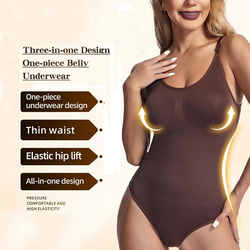 New styleShapewear Bodysuit Thong Colombian Fajas Body Shaper Seamless Tummy Control Slimming Sheath Flat Belly for Underwear