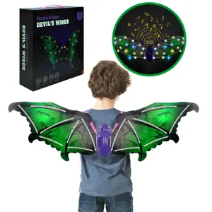 Children's bat-wing toy,With LED lights and musical bat wings, it is suitable as a birthday gift or for use at Christmas parties or Halloween.