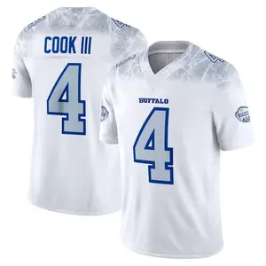 Men's Buffalo Football 4#CookIII Limited Edition Jersey – 2026 Rivalries Series White Game Uniform, Premium Fan Gear for Game Day Supporters