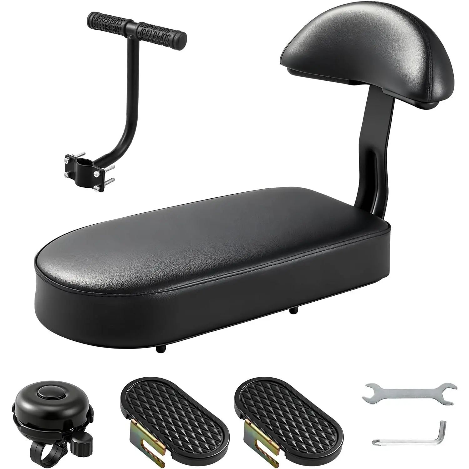 Seat Set, Comfort  Seat with Backrest, Wide   Rear Seat Cushion  Safety Armrest Handrail  Pedals,    Seat for Over 5 Yifanyou Sports