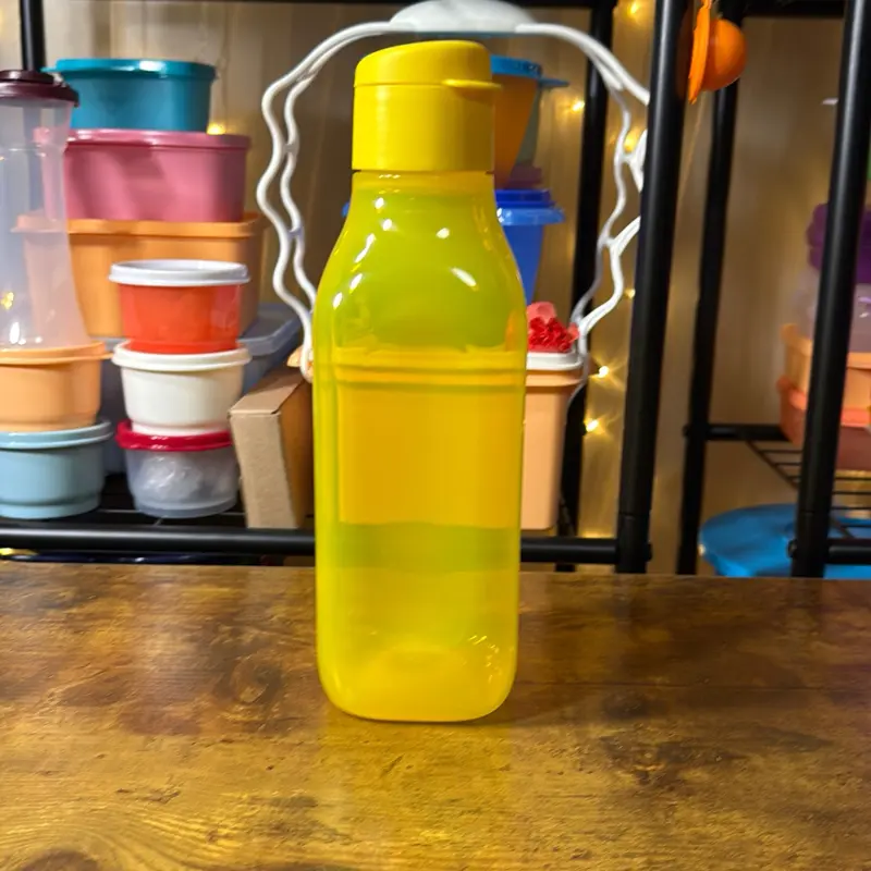 Tupperware 1L Eco Bottle Square Yellow