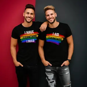 LGBT Couple T-Shirts, I Have Everything I Need, Matching Lesbian Shirts, Gay Couple Shirts, LGBT Trendy Matching Outfit, Pride Month Shirt