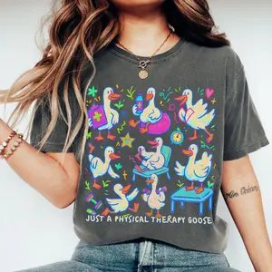Silly Goose Physical Therapy Shirt Comfort Colors®: Gifts for Physical Therapist, DPT, PA, PTA Fit Top