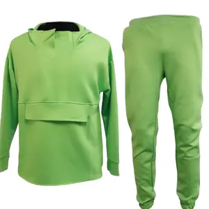 Two-Piece Lime Green Track Suit Set