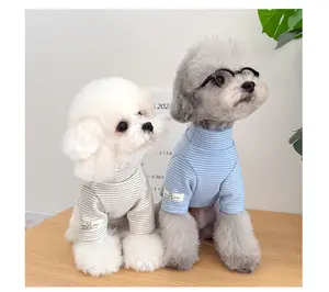 Pet Clothes Dog Cat Puppy Kitty Winter Warm Stripes Thickened For Small Medium Dog DDY183