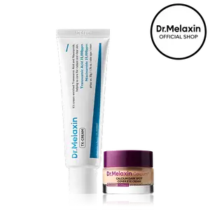 [Dr.Melaxin Official] Dark Spot Cover & Fade Duo | TX-Cream & Cover Eye Cream formulated for Melasma, Hyperpigmentation, and Instant Concealing