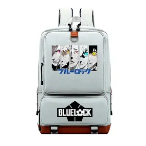 2026 New BLUE LOCK Blue Prison Peripheral School Bag Cartoon Large Capacity Backpack Outdoor Travel Bag Computer Bag