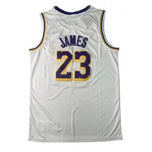 LeBron James stitched Basketball Jersey White 2025