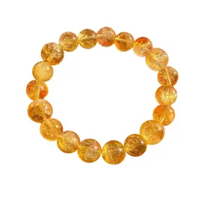 DIY Beading & Jewelry Making Citrine Bracelet - Wealth-Attracting, Confidence-Boosting, Positive Energy Accessory with Emotional Well-Being Support and Creativity Stimulus