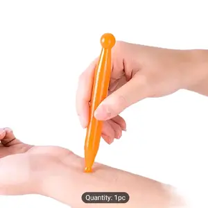 Acupressure Trigger Point - 1 pc for Chronic Pain, Yoga, Migraines, Headaches & More - Body Care Alternative to Acupuncture sore muscle Acupressure Massager Comfort Therapy foot massage roller Stone Acupressure Massage Pen