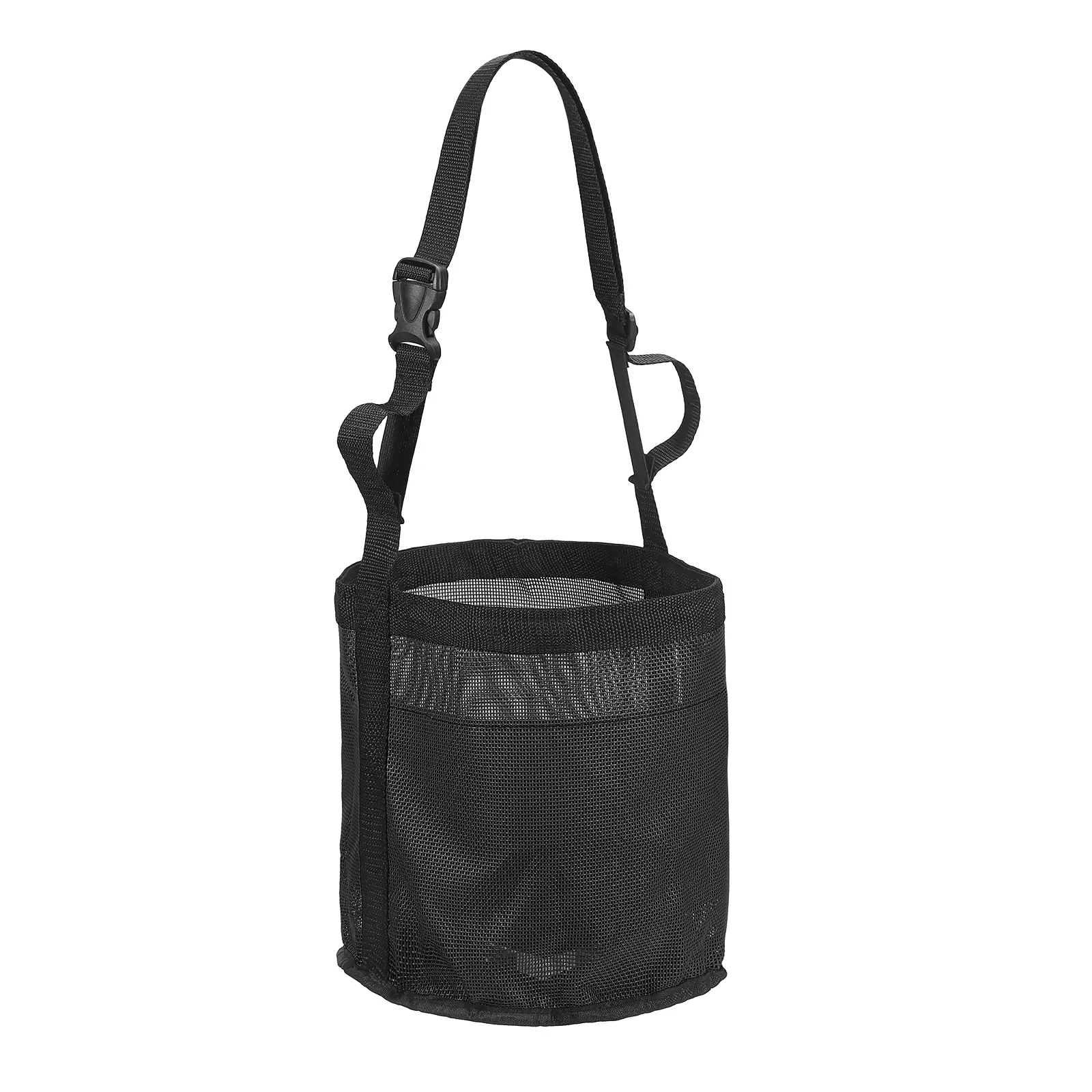PETAXCELL Horse Feed Bag Horse Muzzle Hay Bags with Adjustable Strap Nylon Mesh Waterproof Bottom Grain Horses Bag 1pcs Intended for Feeding Grain/Powder/Hay