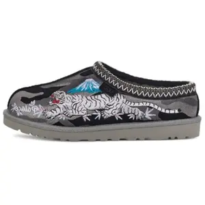 PALACE x UGG Tasman Embroidered Slip-On Low-Top Cotton Shoes for Men and Women Trending Shoes, House White Official Shoes to Get / Maison Mihara