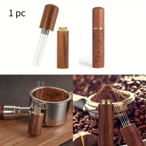 Stainless Steel Coffee Tampers Espresso Ground Mixers Dispensers Levelers WDT Tools Cafe Stirrers Barista Accessories Coffee Making Tool Coffee Equipment