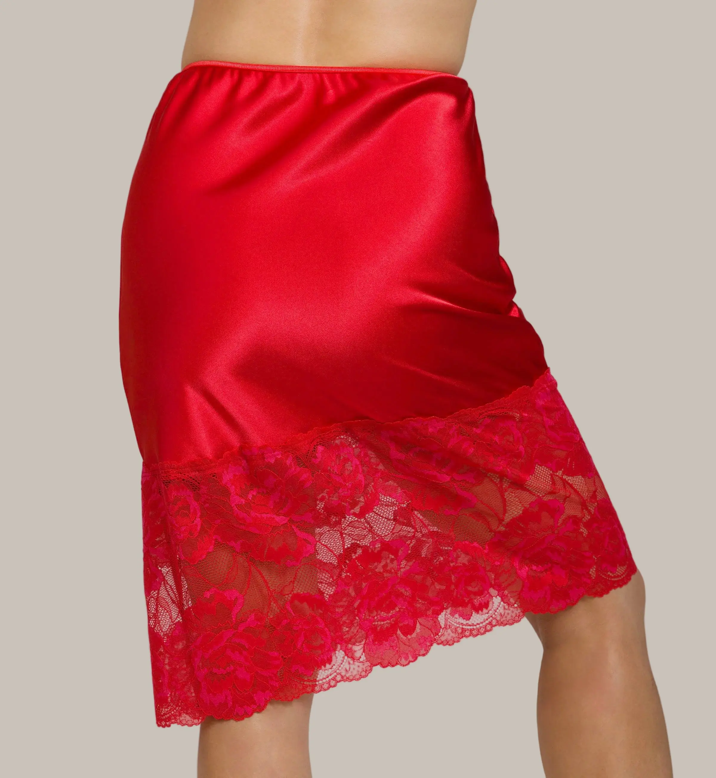 Jasmine Hot Cherry 23" Slip Skirt