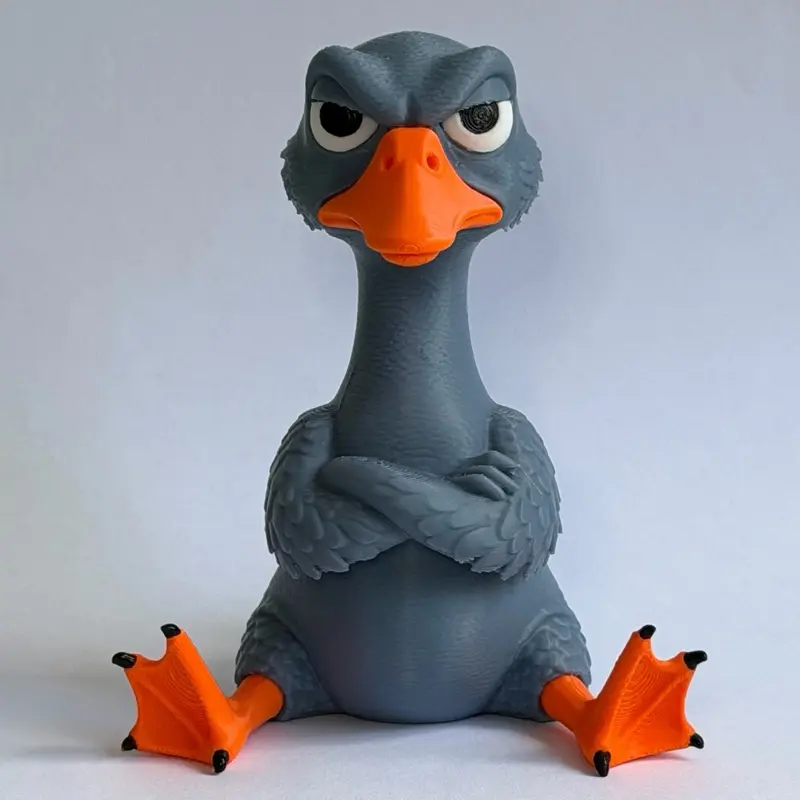Grumpy Goose 3D Printed Toy