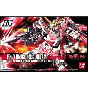 Bandai Hobby HGUC #100 RX-0 Unicorn Gundam (Destroy Mode) HG 1/144 Model Kit
