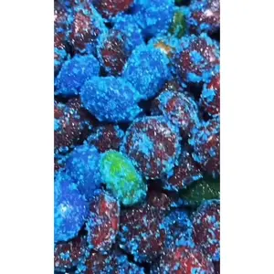 Blue raspberry gushers Bubblegum Fruit Bubblegum Beads Sweet Chewy Snack Spearmint Sour