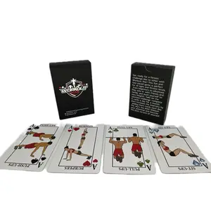 Workout War Card Game - Fun Fast-Paced Physical Activity Challenge for All Ages with Push-Ups, Burpees, Pull-Ups & Sit-Ups Cards