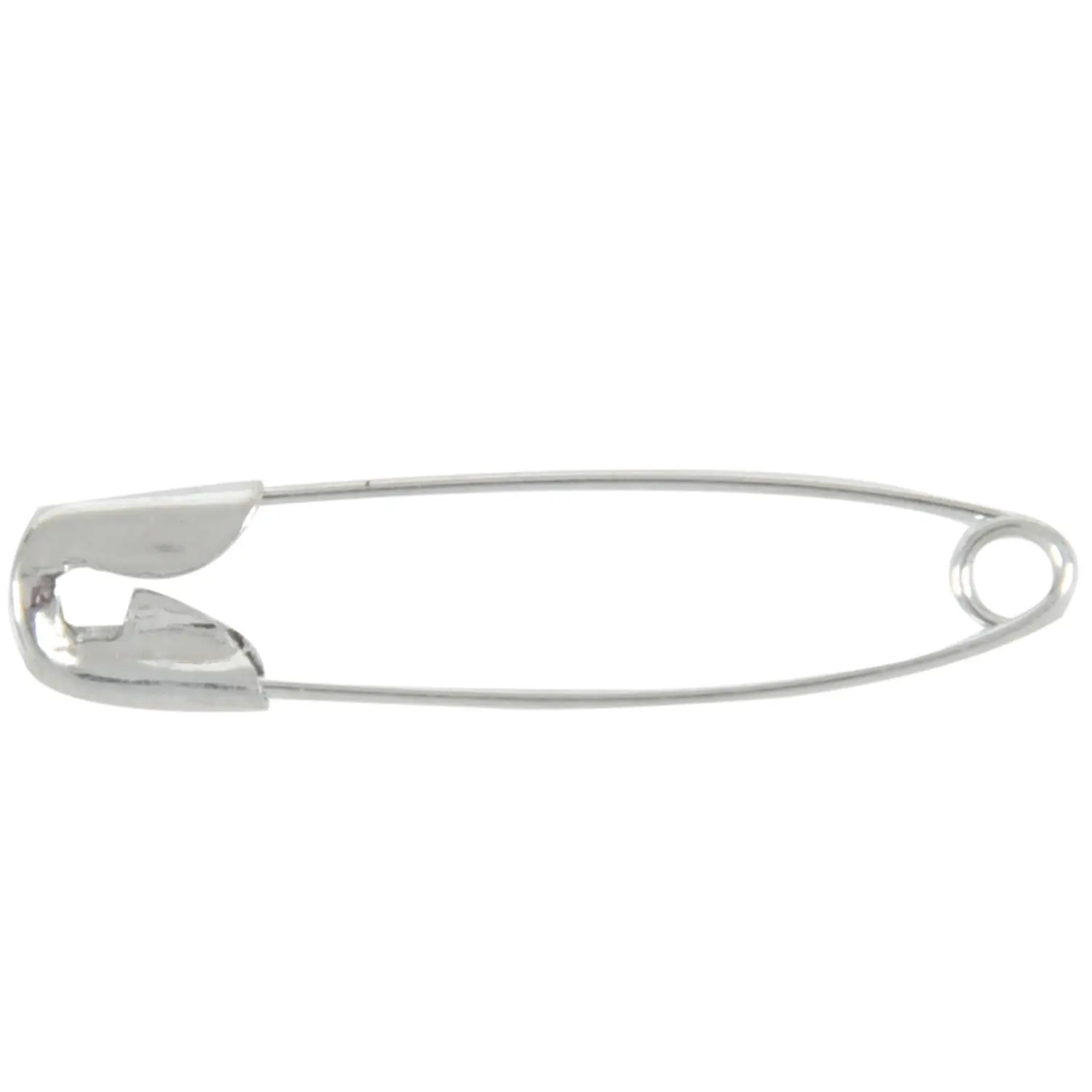 100-Piece 31mm Classic Metal Safety Pins with Durable Finish & Locked Clamp, Household Appliance Parts for Clothing Fix, Sewing, Arts & Crafts Use