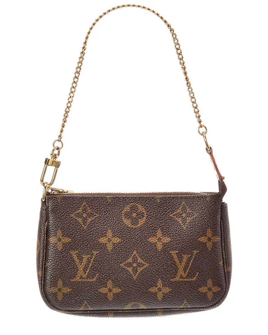 Louis Vuitton Brown Monogram Canvas Mini Pochette Accessoires (Authentic Pre-Loved)