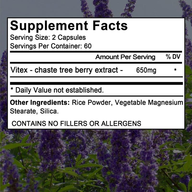 Taoters Vitex Health Supplement,Supports women's physical health,120 Capsules