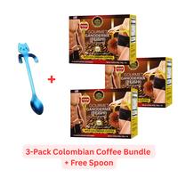 3-Pack 4in1 Colombian Coffee Bundle + Free Spoon