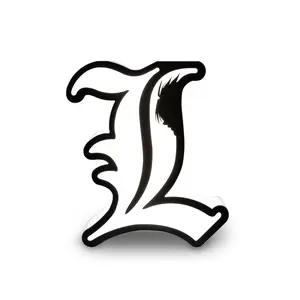 Death Note "L" Character USB LED Desk Lamp - 10-Inch Portable Light