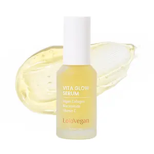 Lolovegan Vita Glow Serum – Brightening Serum for Face, Vitamin C Complex with Niacinamide, Collagen for Skin Elasticity, Vegan (30ml/1.01 fl.oz)