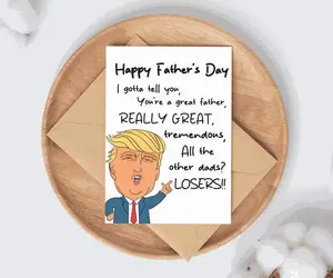Trump Father's Day Card | Gift Card with Envelope